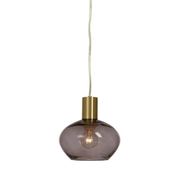 BELL fönsterlampa, matt mässing/rök