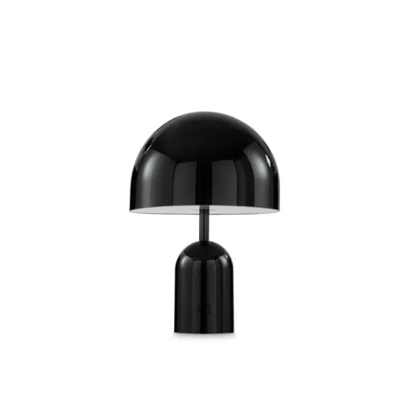 Bell portabel bordslampa svart LED