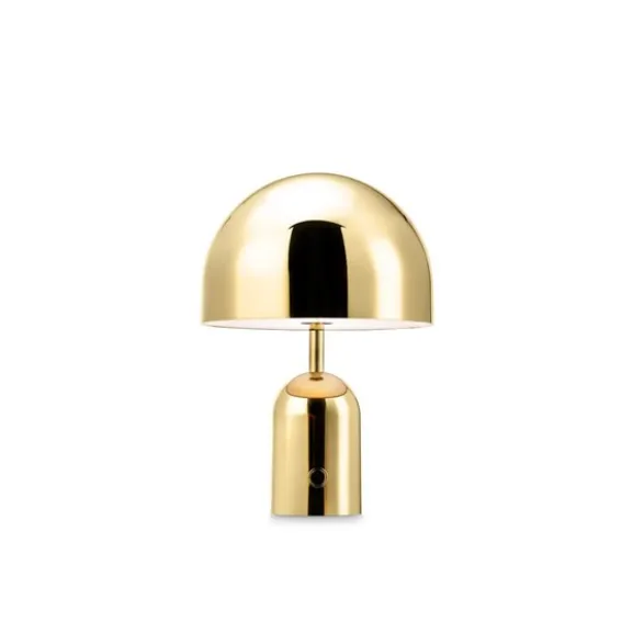 Bell portabel bordslampa guld LED