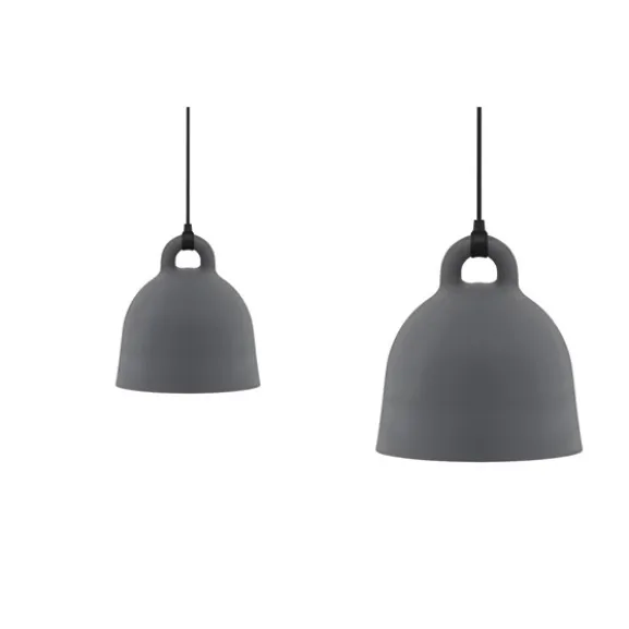 Bell Small taklampa, grå 37cm