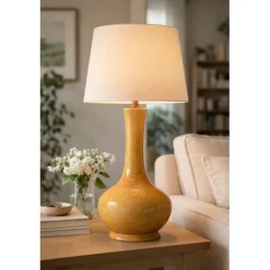 Bella Lampfot Mustard 19cm