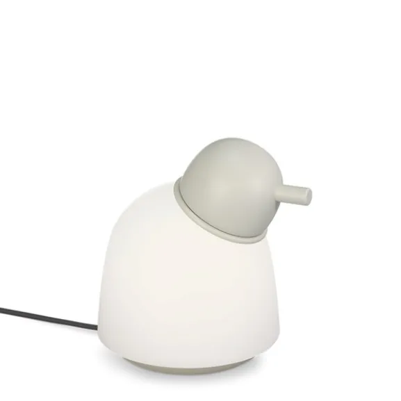 Bird bordslampa Ø175 sand/mässing opal glass