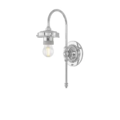 Blomberg Vägglampa, förnicklad mässing