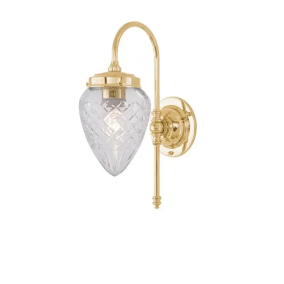 Blomberg Vägglampa, polerad mässing