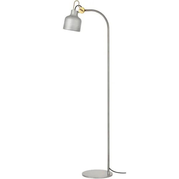 Bolb golvlampa, råjärn 145cm