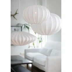 Boll 65 oval, vit 65cm