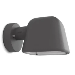 Boo vägglampa IP44 grafitstruktur E27