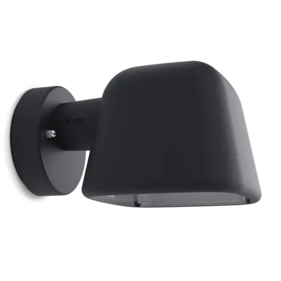 Boo vägglampa IP44 svart struktur