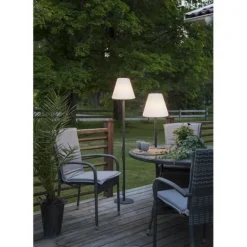 Bordslampa Kreta, Grå