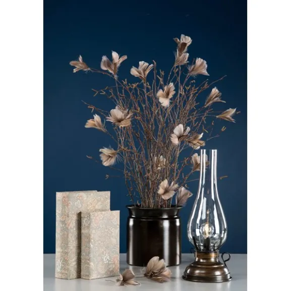 Bordslampa/Light El Antik Brun