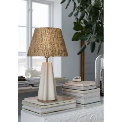 Bordslampfot Millie H36 metall sand