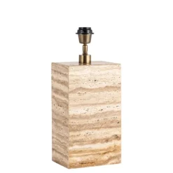 Bordslampfot Zenith H34 travertin beige