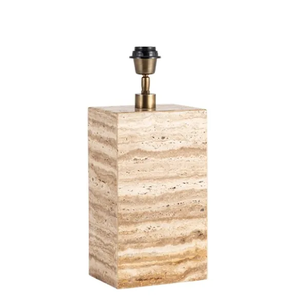 Bordslampfot Zenith H34 travertin beige