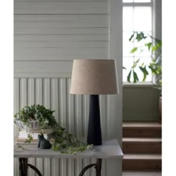 Bordslampskärm Alice D35 oval Sambu Natur
