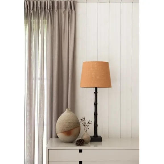 Bordslampskärm Alice D27 oval Grain korall