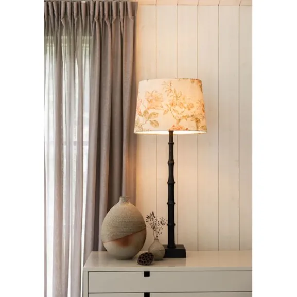 Bordslampskärm Alice D35 oval Flower beige