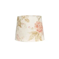 Bordslampskärm Alice D27 oval Flower beige