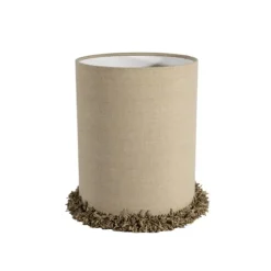 Bordslampskärm Cylinder D21,5 lin frans natur