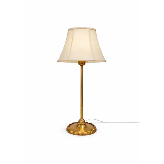 Brass Lampfot – Skulpterad Bas