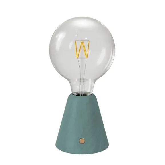 Bärbar och uppladdningsbar LED-lampa Teal