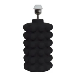 Bubbels Lampfot M Black matted 18cm
