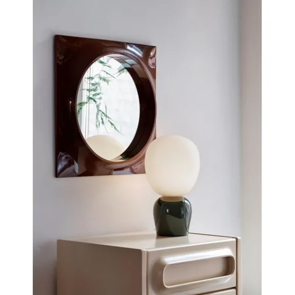 Buddy bordslampa Forest Green/opal glass