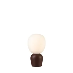 Buddy bordslampa, mörk roststruktur/opal