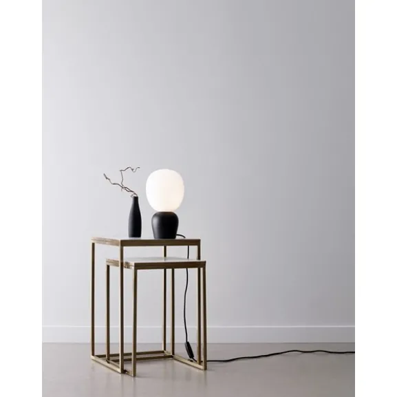 Buddy bordslampa, svartstruktur/opal
