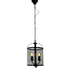 BUDGIE taklampa Ø23, svart/rök