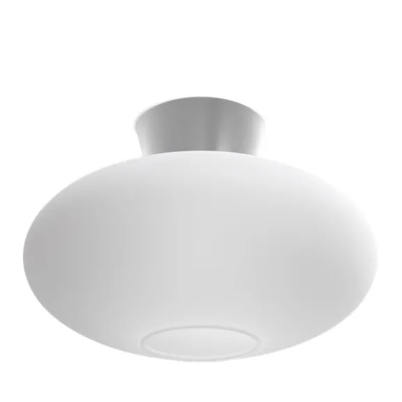 Bullo XL Plafond, Alu/Opalglas 38cm
