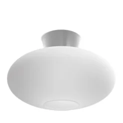 Bullo XL Plafond, Alu/Opalglas 38cm