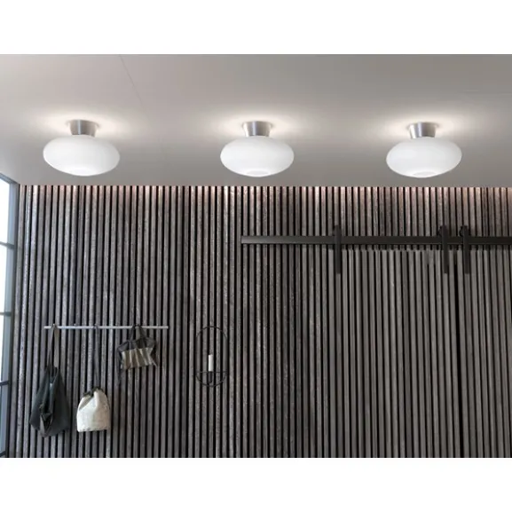 Bullo XL Plafond, Alu/Opalglas 38cm