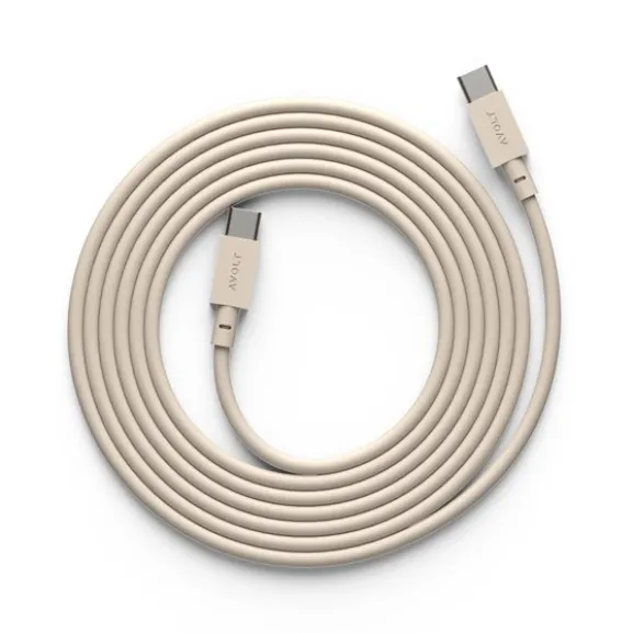 Cable 1 USB-C to USB-C, Beige 2m