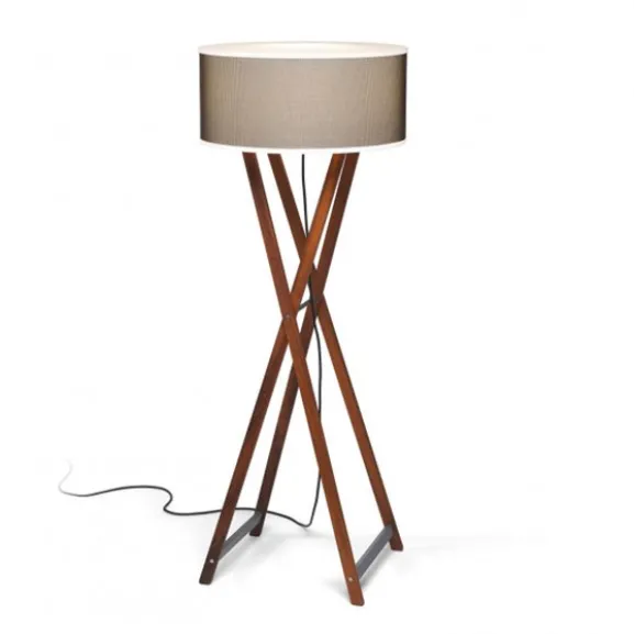 Cala Utomhus Golvlampa, iroko/brun