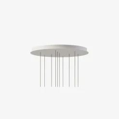 CANOPY Flowerpot Chandelier VP10 10 pendants Ø53 cm Matt White
