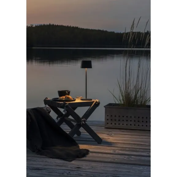 Capri bordslampa svart fyrkantig