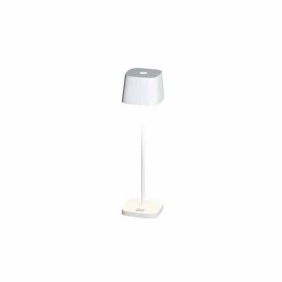 Capri Mini bordslampa vit fyrkantig