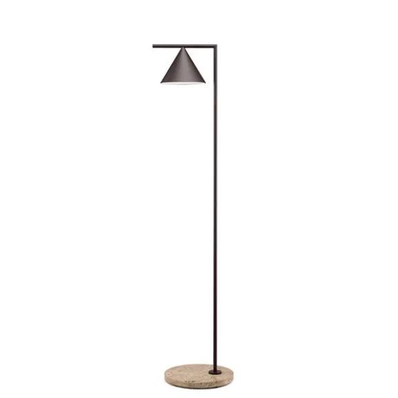 Captain Flint golvlampa, mörkbrun 153,7cm