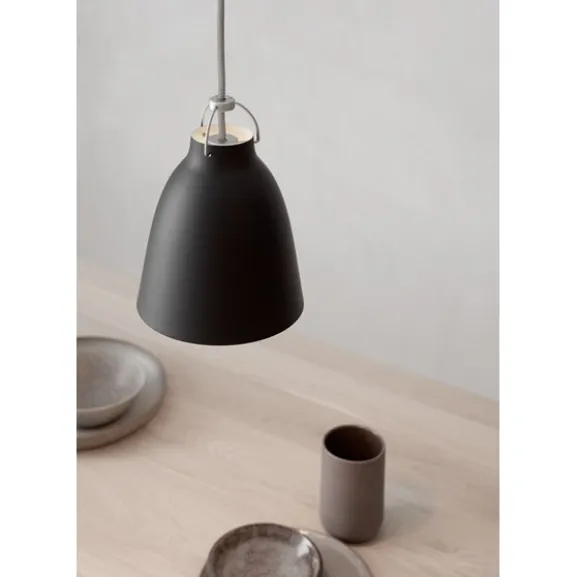 Caravaggio P1 taklampa, mattsvart 16,5cm