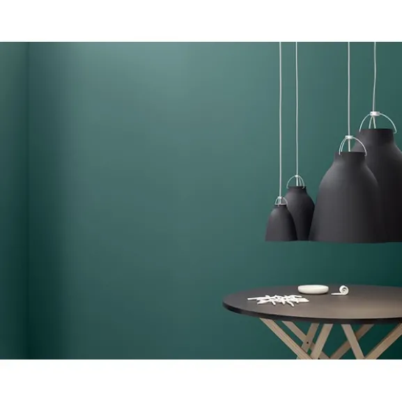 Caravaggio P2 taklampa, mattsvart 25,8cm