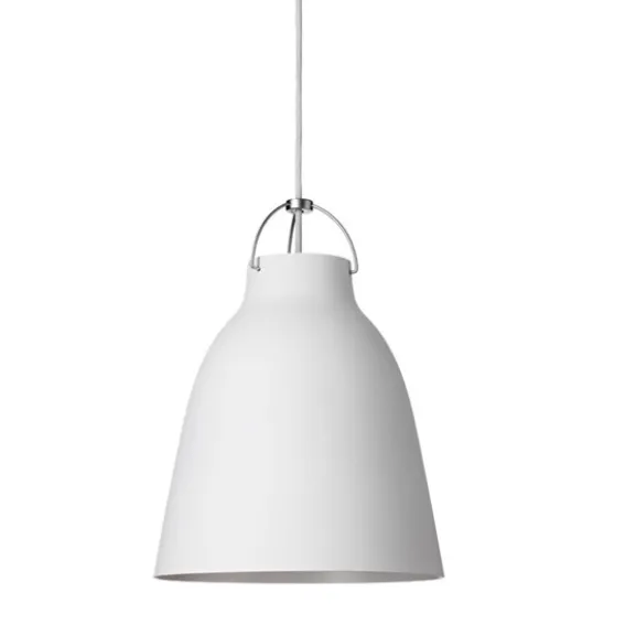 Caravaggio P2 taklampa, mattvit 25,8cm