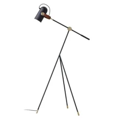 Carronade golvlampa, mattsvart 133cm