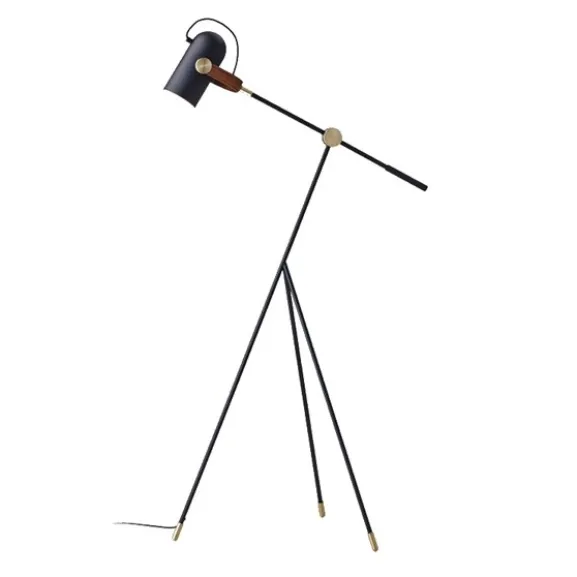 Carronade golvlampa, mattsvart 133cm