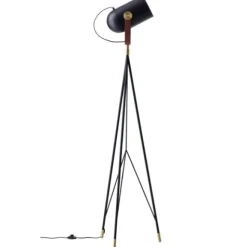 Carronade hög golvlampa, mattsvart 170-175cm