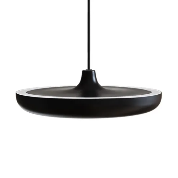 Cassini taklampa medium, svart Ø40