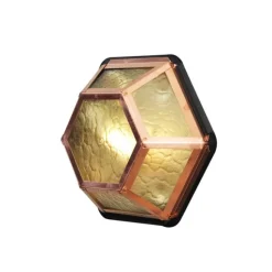Castor väggplafond E27 koppar