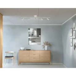 Cato 5 spotlight skena LED, mattvit 120cm