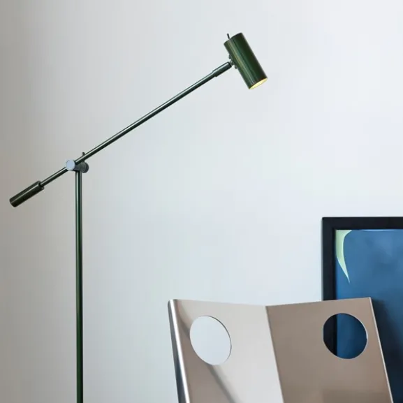Cato golvlampa forest green/svart DIM