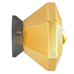 Cell Wall vägglampa, mässing 20cm