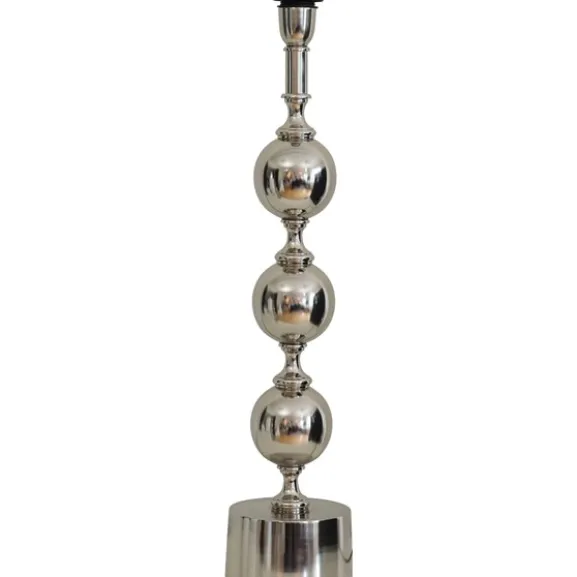 Charlotta Lampfot Hög Chrome 14,5cm